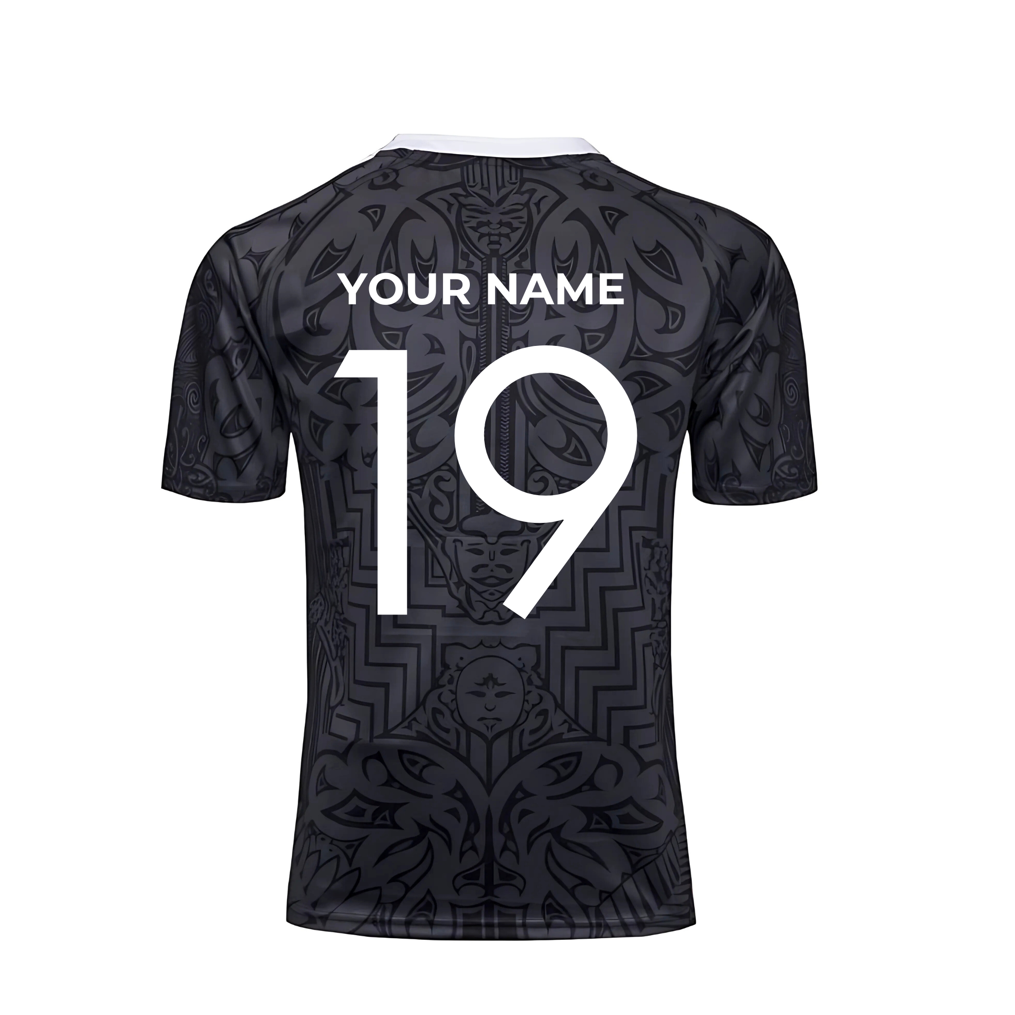 Maori All Blacks 100th Anniversary RAU TAU Home Jersey
