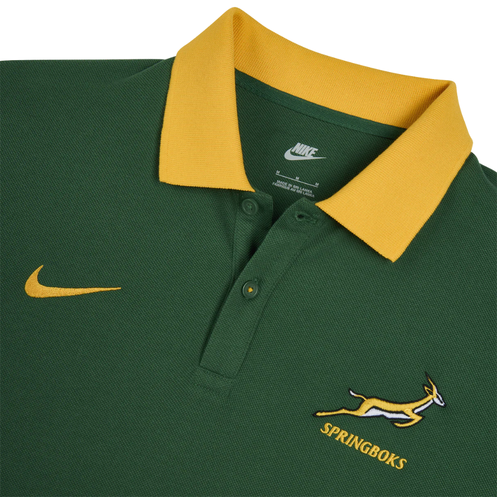 Springboks Men's Piqué Polo Gorge Green